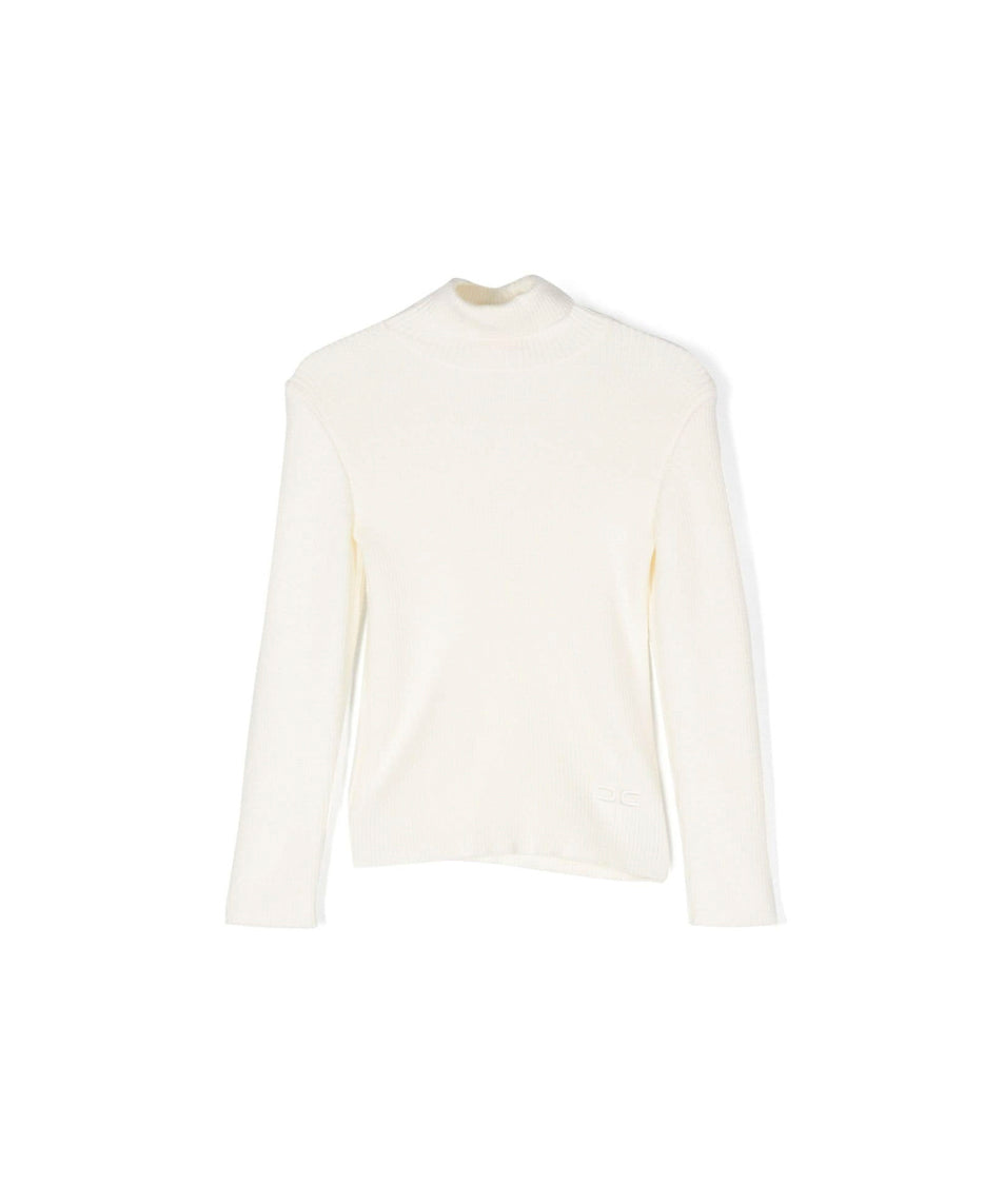 Elisabetta Franchi La Mia Bambina Lupetto Avorio per  Neonate