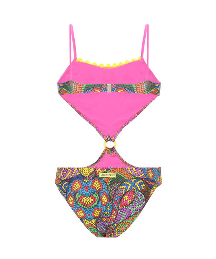 4Giveness Costume Monokini Snake Skin per Bambine