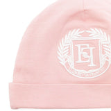 Elisabetta Franchi La Mia Bambina Cappello Desert Rose/Avoriocon Logo per Neonate