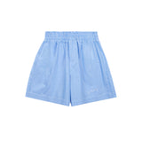 Iceberg Kids Shorts Celeste a Righe per Neonate