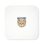 Moschino Kids Coperta Panna con Teddy Bear per Neonati