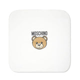 Moschino Kids Coperta Panna con Teddy Bear per Neonati