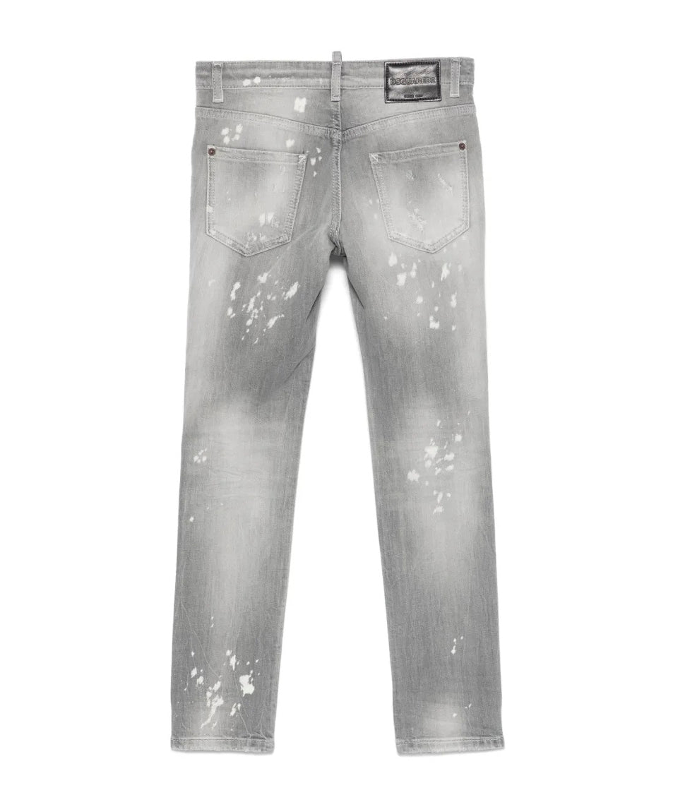 Dsquared2 Kids Jeans Denim Grigio per Bambine