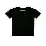 Iceberg Kids T-shirt Nera Crop con Bugs Bunny per Bambine (retro)