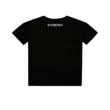 Iceberg Kids T-shirt Nera Crop con Bugs Bunny per Bambine (retro)