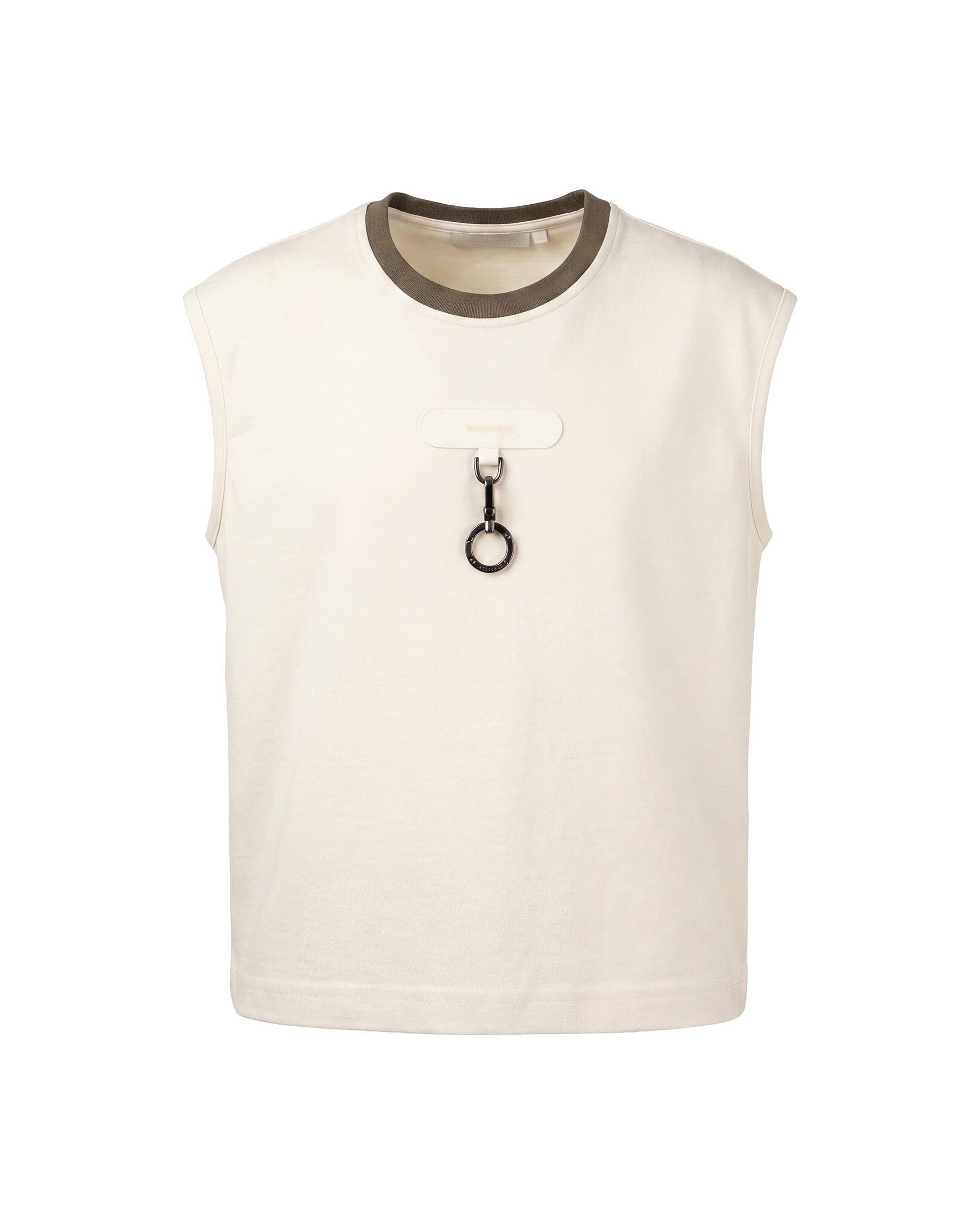 Yes London Kids Canotta con Logo e Dettaglio in Metallo per Bambini