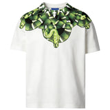 Marcelo Burlon County of Milan Kids T-Shirt Cocco con Stampa Serpente per Bambini