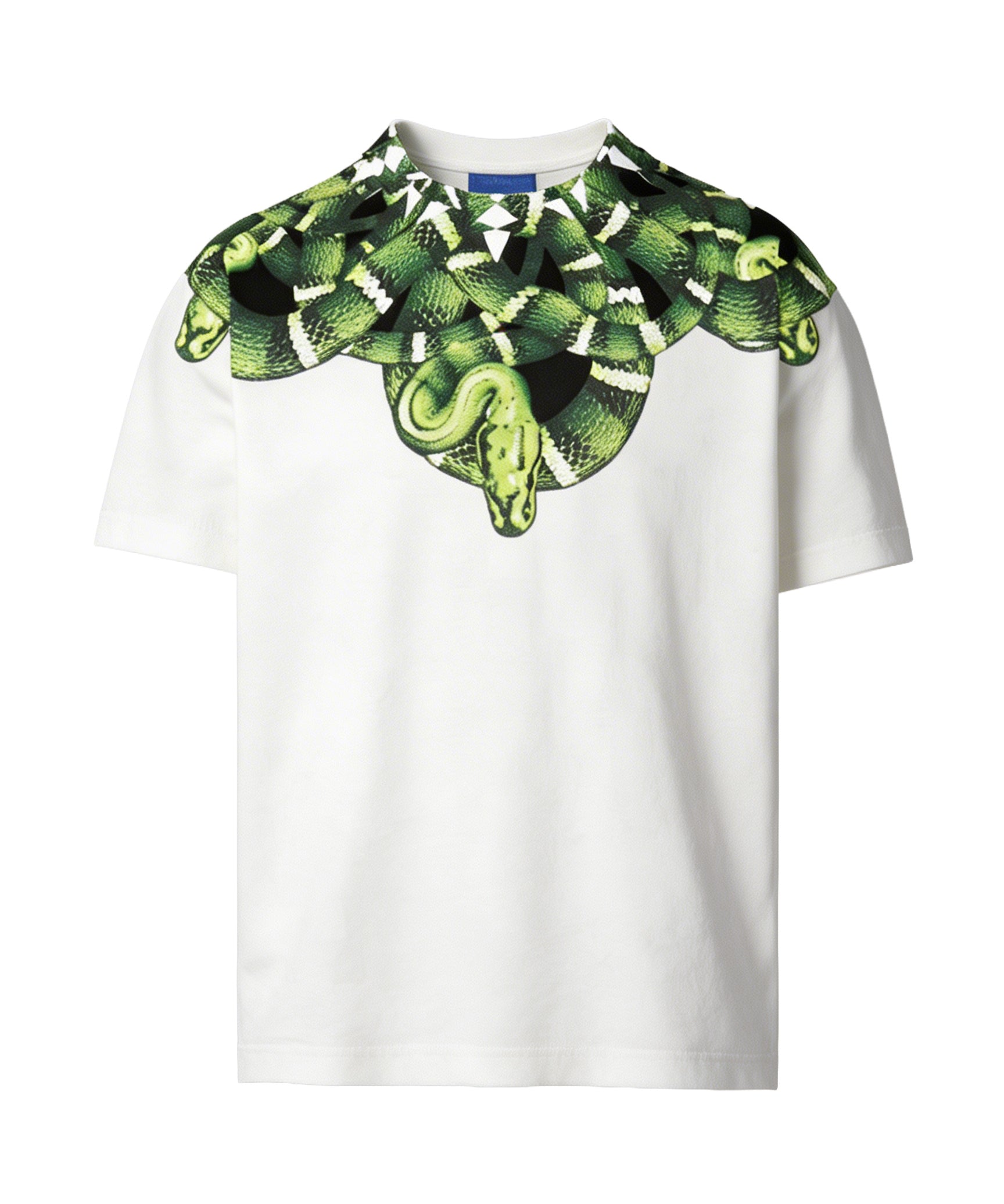 Marcelo Burlon County of Milan Kids T-Shirt Cocco con Stampa Serpente per Bambini