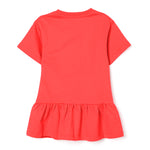 Moschino Kids Abito Rosso con Stampa Toy per Bambine