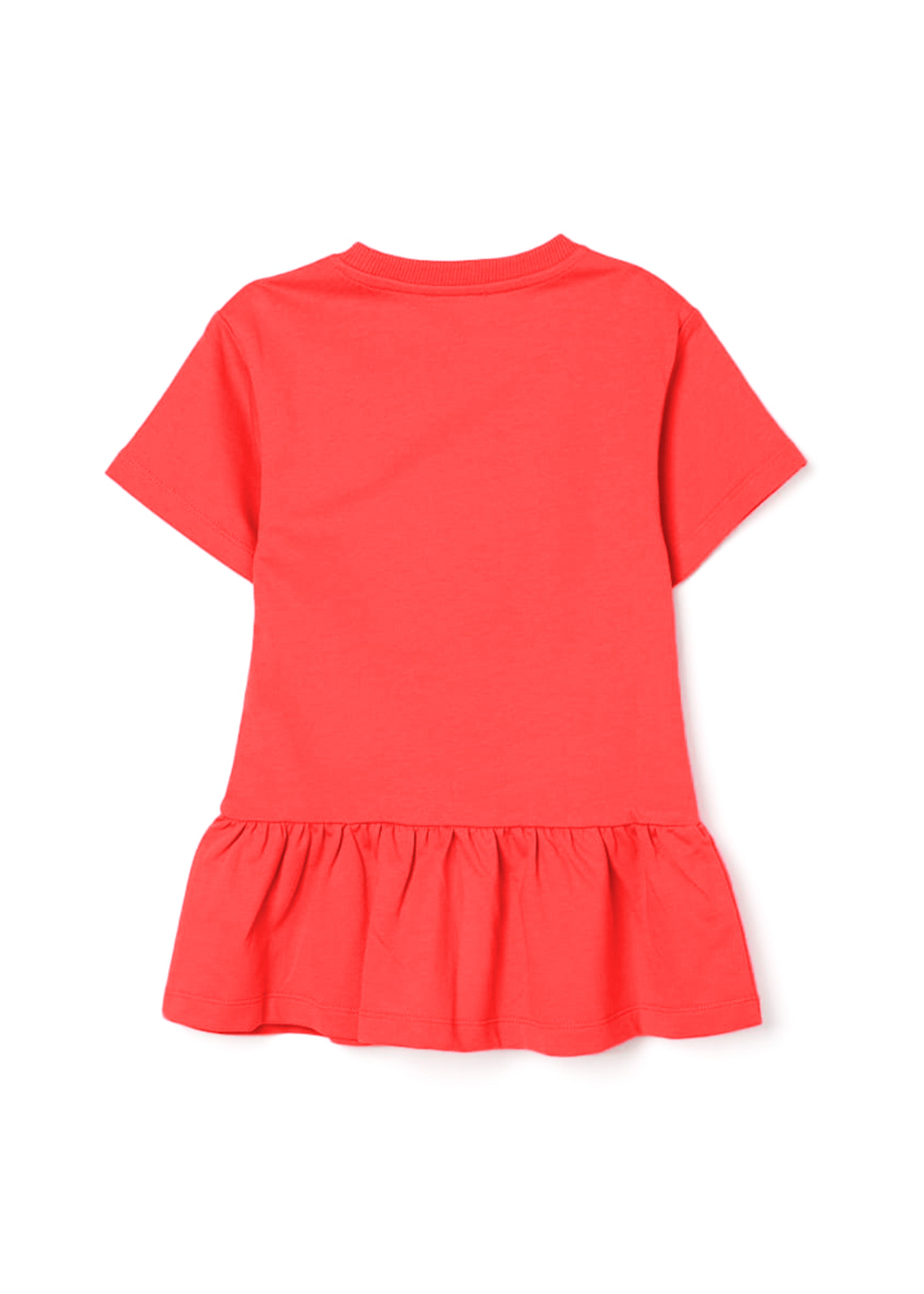 Moschino Kids Abito Rosso con Stampa Toy per Bambine