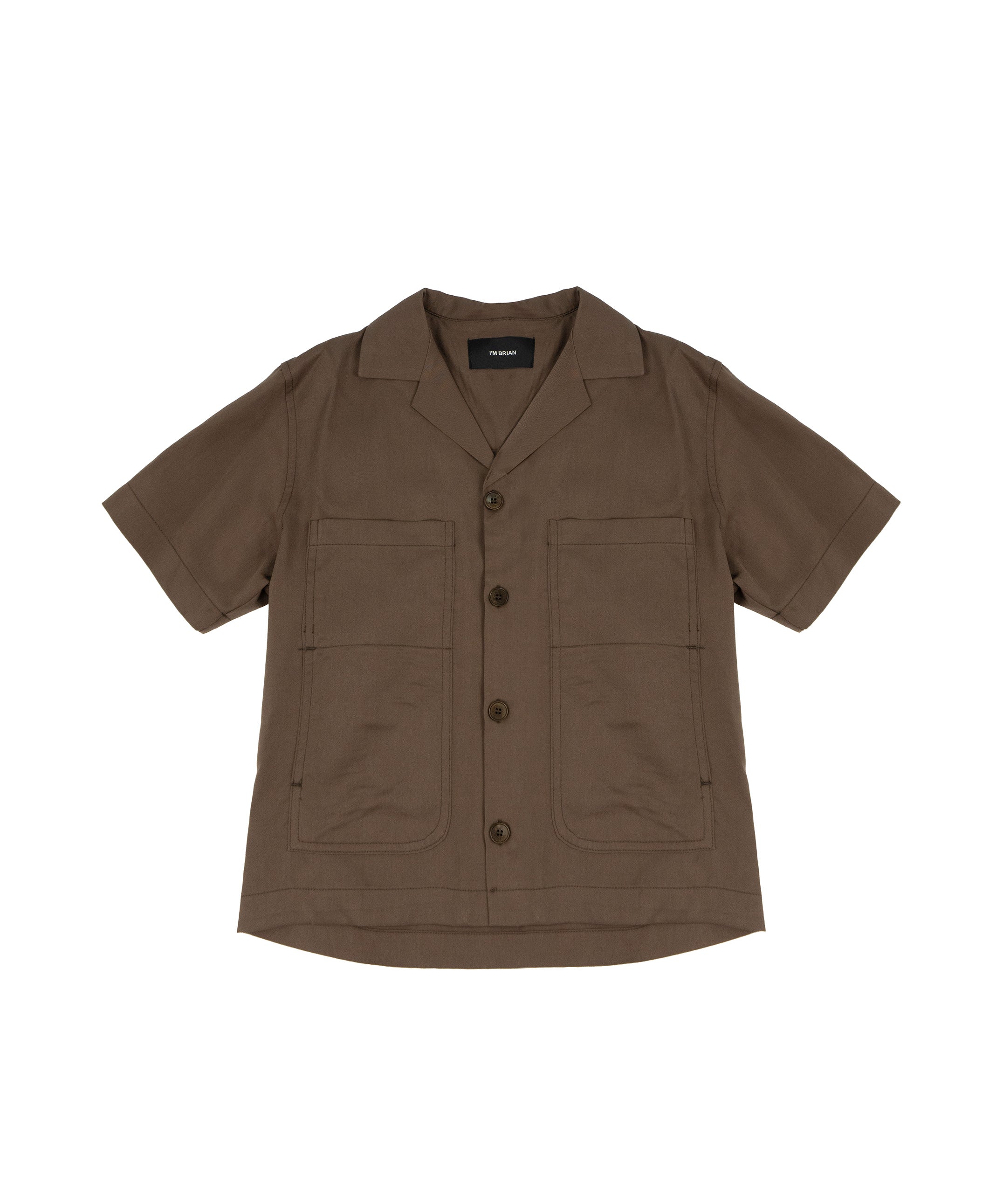 I'M Brian Kids Camicia Moro con Tasconi per Bambini