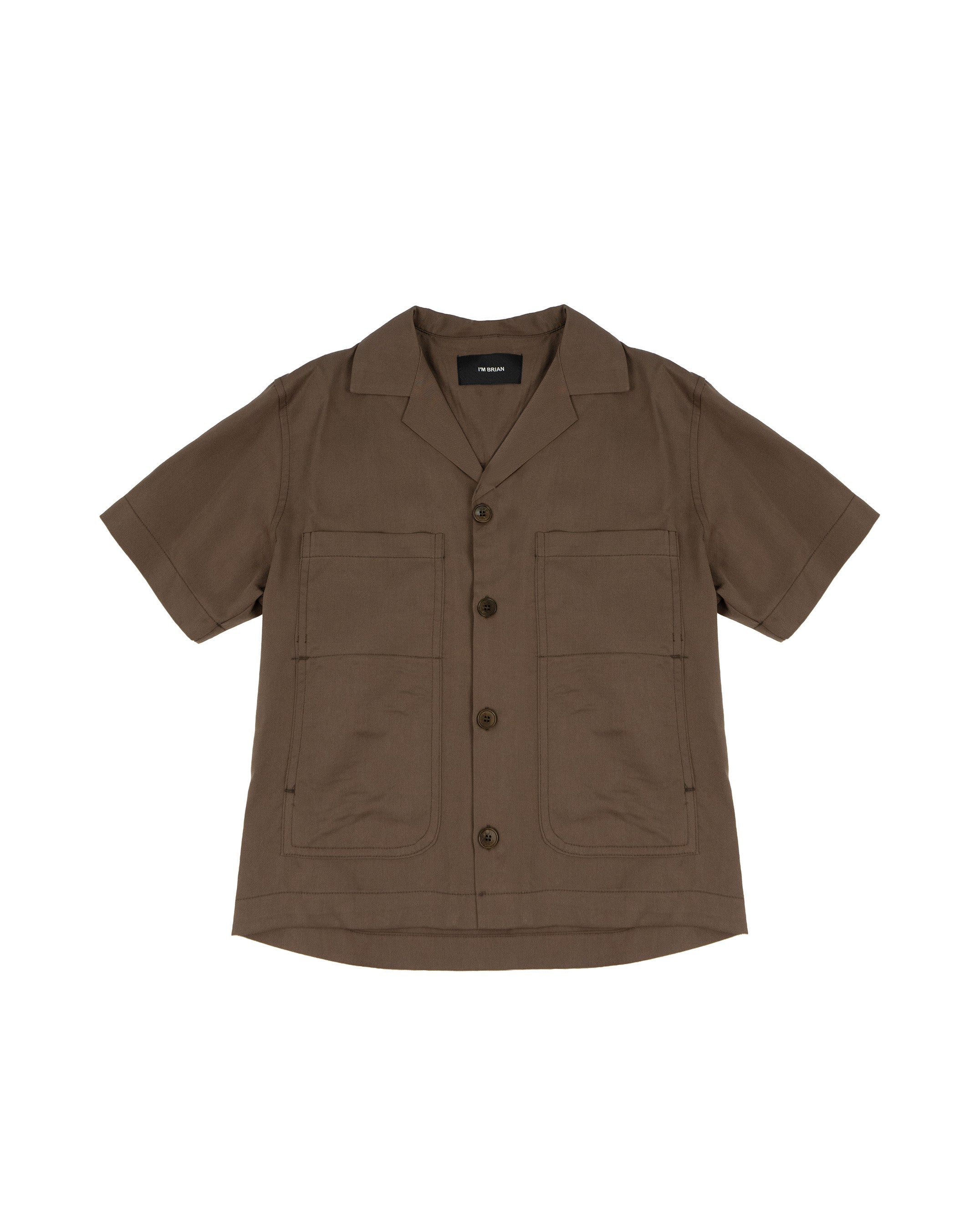 I'M Brian Kids Camicia Moro con Tasconi per Bambini