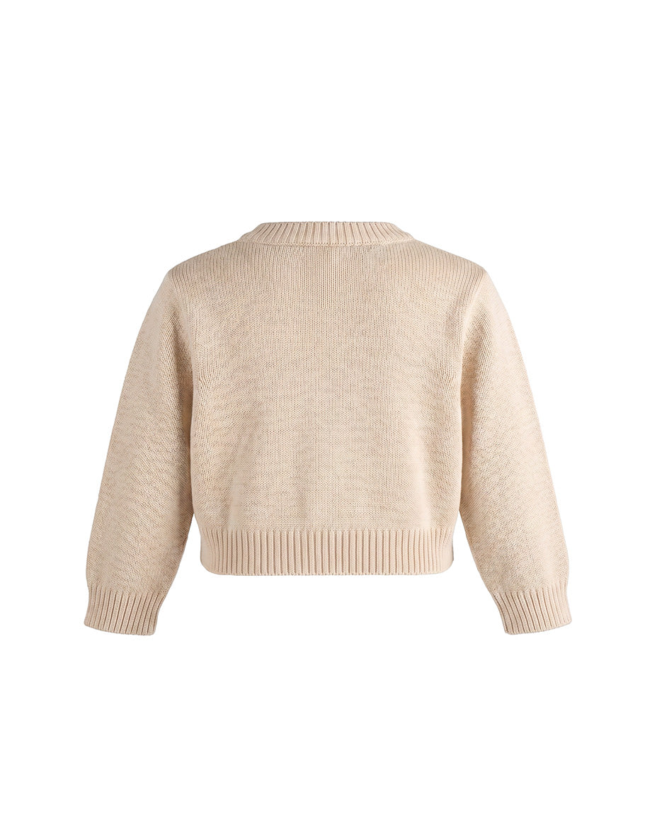 Elisabetta Franchi La Mia Bambina Cardigan Rosa Baby per Neonate