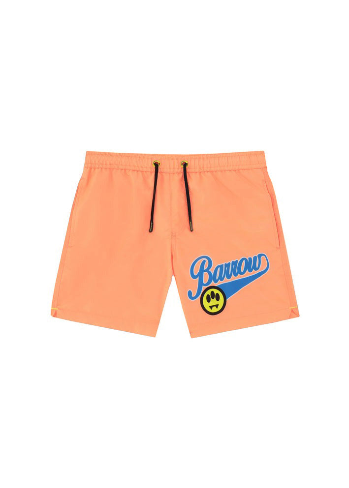 Barrow Kids Costume Boxer Papaya con Logo per Bambini