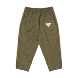 Yes London Kids Pantalone Verde con Laccio e Logo in Rilievo sul Retro Tasca per Bambini