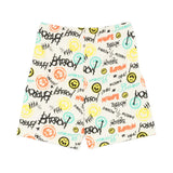Barrow Kids Short Crema Fantasia All-Over Logo per Bambine