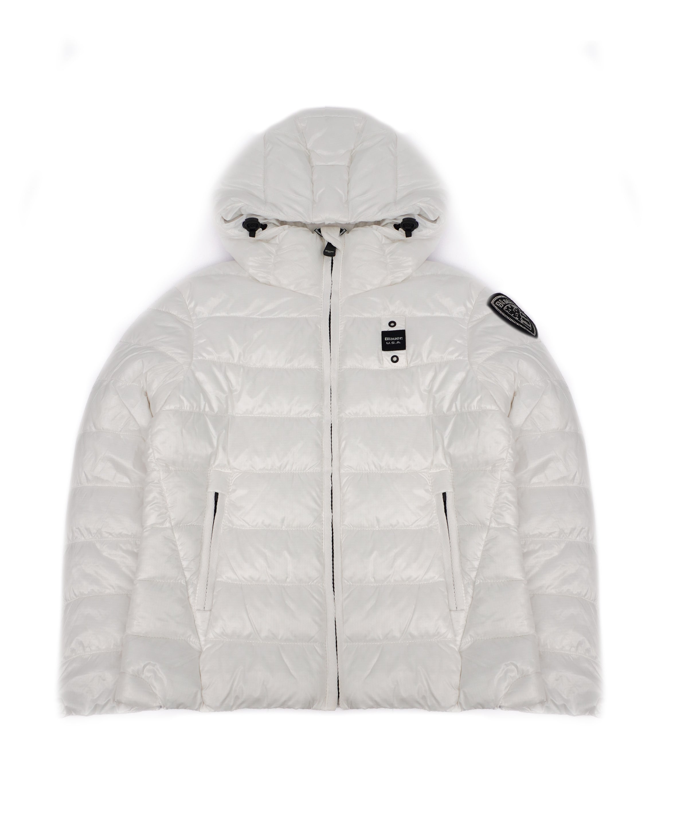 Blauer Kids Giubbino Bianco con Cappuccio Regolabile CAROLL JUNIOR per Bambine