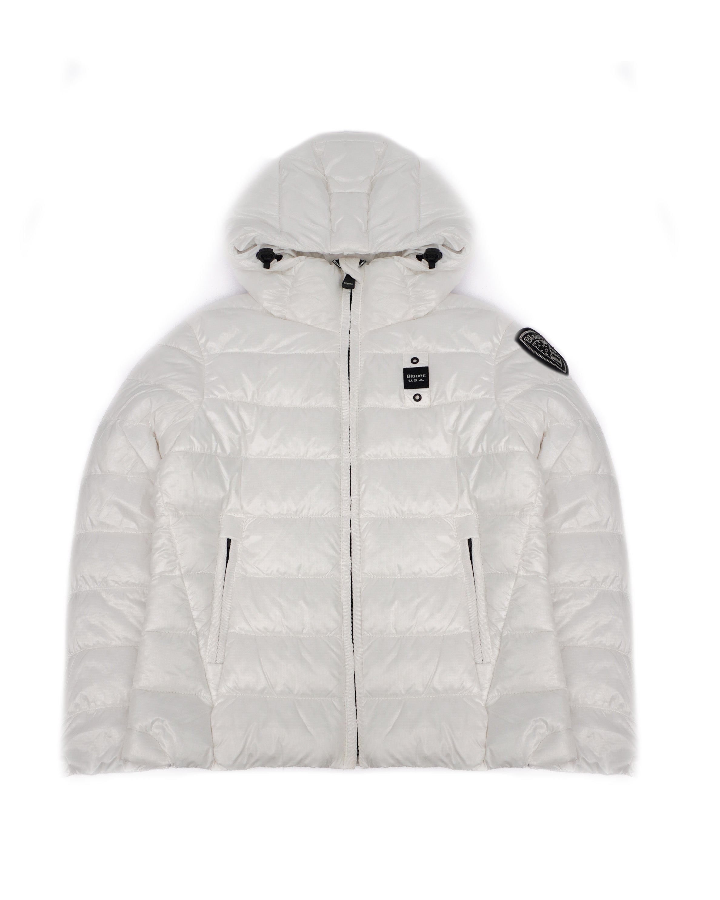 Blauer Kids Giubbino Bianco con Cappuccio Regolabile CAROLL JUNIOR per Bambine