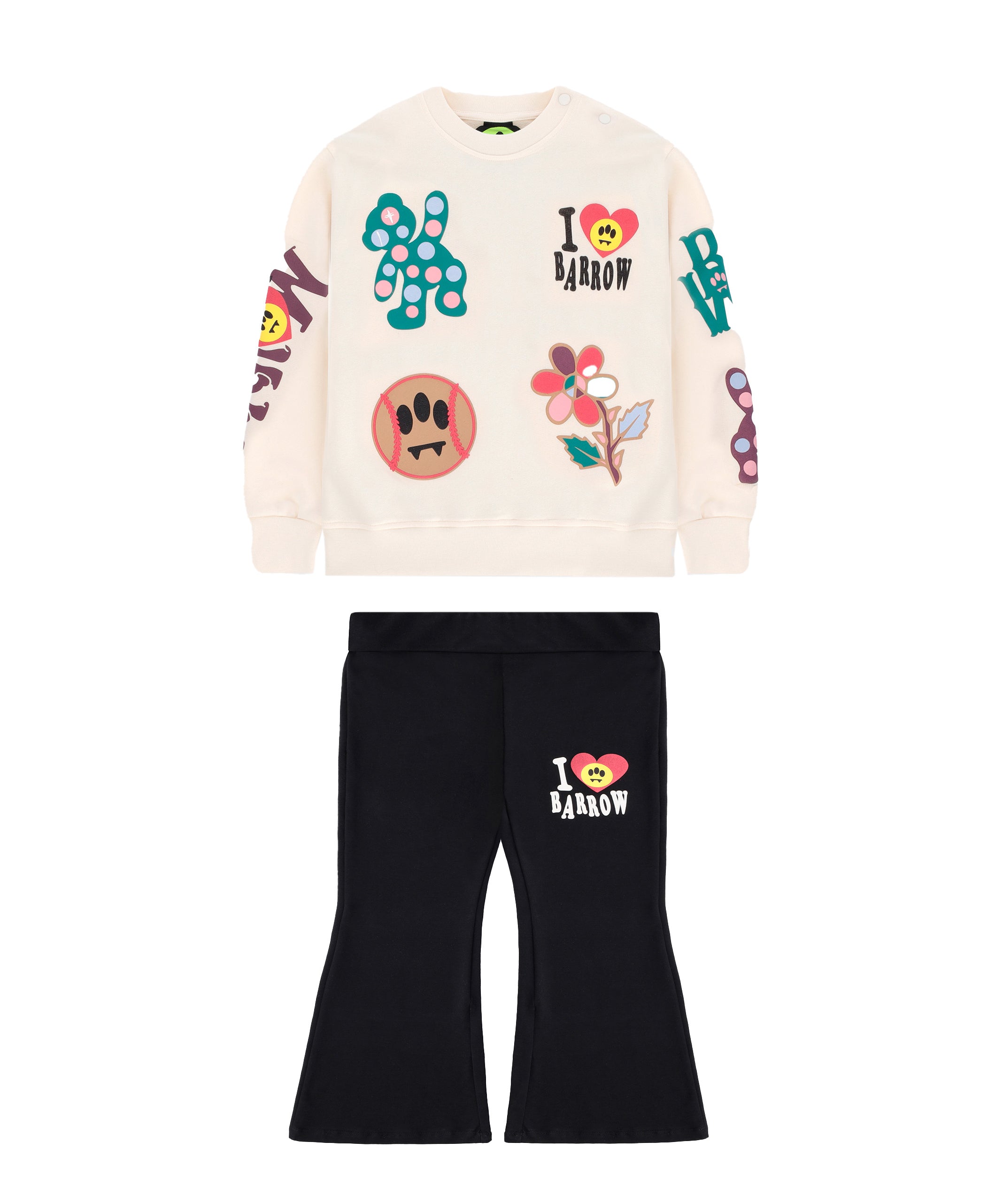Barrow Kids Completo Tuta con Stampe per Neonate