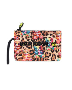 Barrow Kids Pochette Fantasia Leopardato Multicolor per Bambine