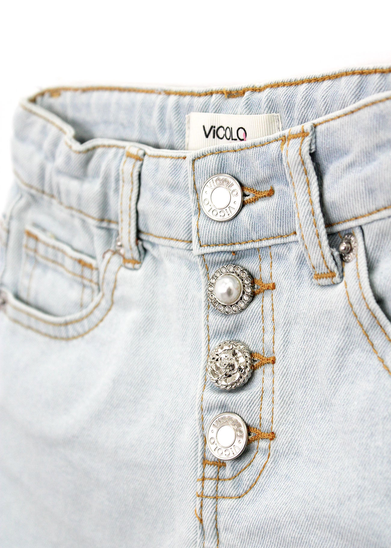 Vicolo Shorts in Denim per Bambine