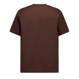 MSGM Kids T-Shirt Caffè con Stampa per Bambine