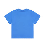 Moschino Kids T-Shirt Bluette con Logo Teddy Bear per Neonati