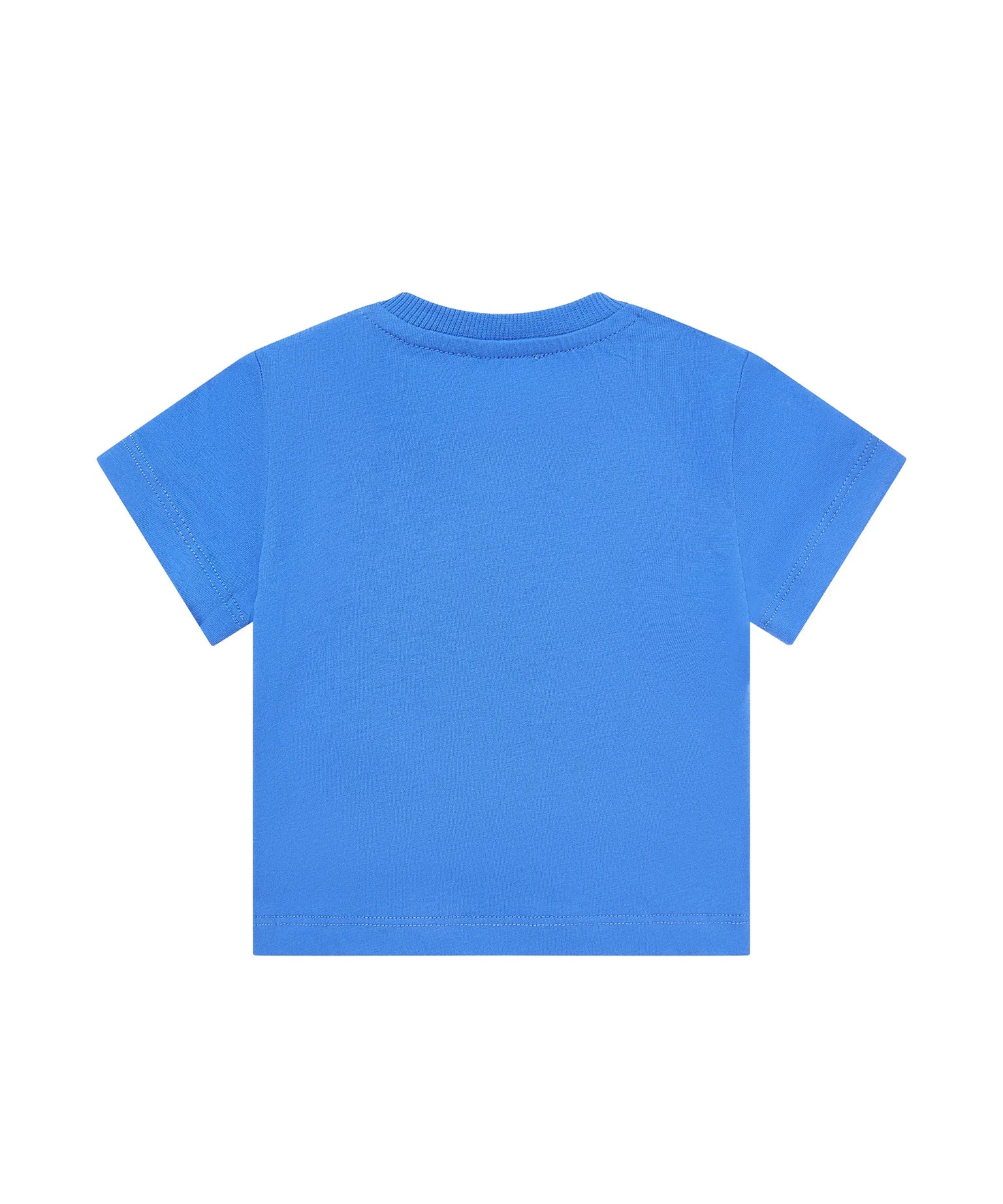 Moschino Kids T-Shirt Bluette con Logo Teddy Bear per Neonati