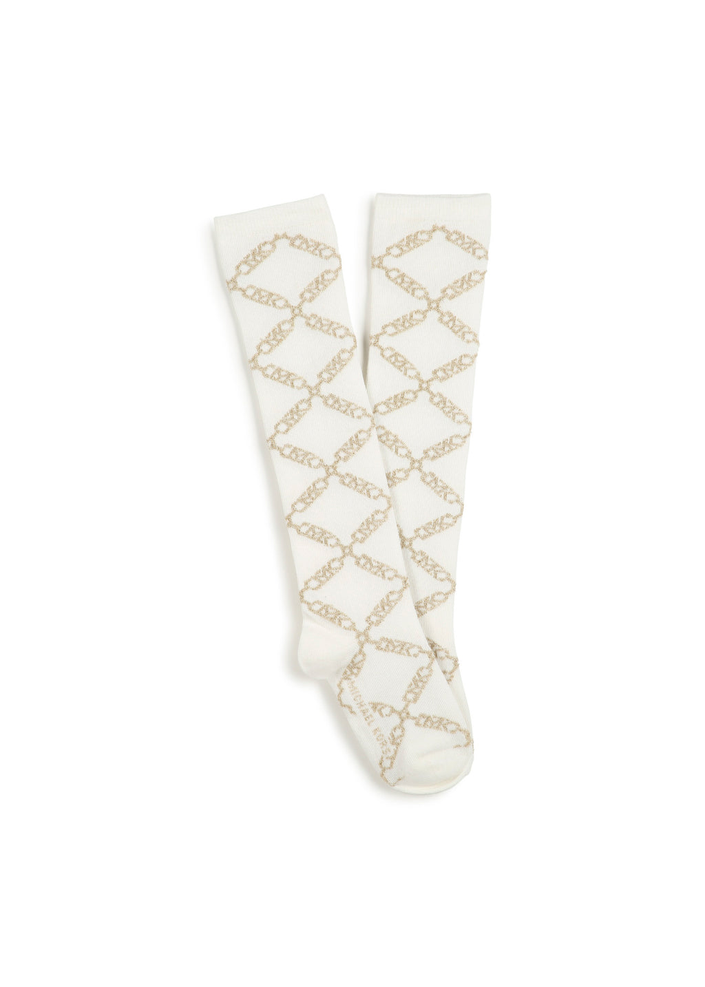 Michael Kors Kids Calzino Bianco con Monogram per Bambine