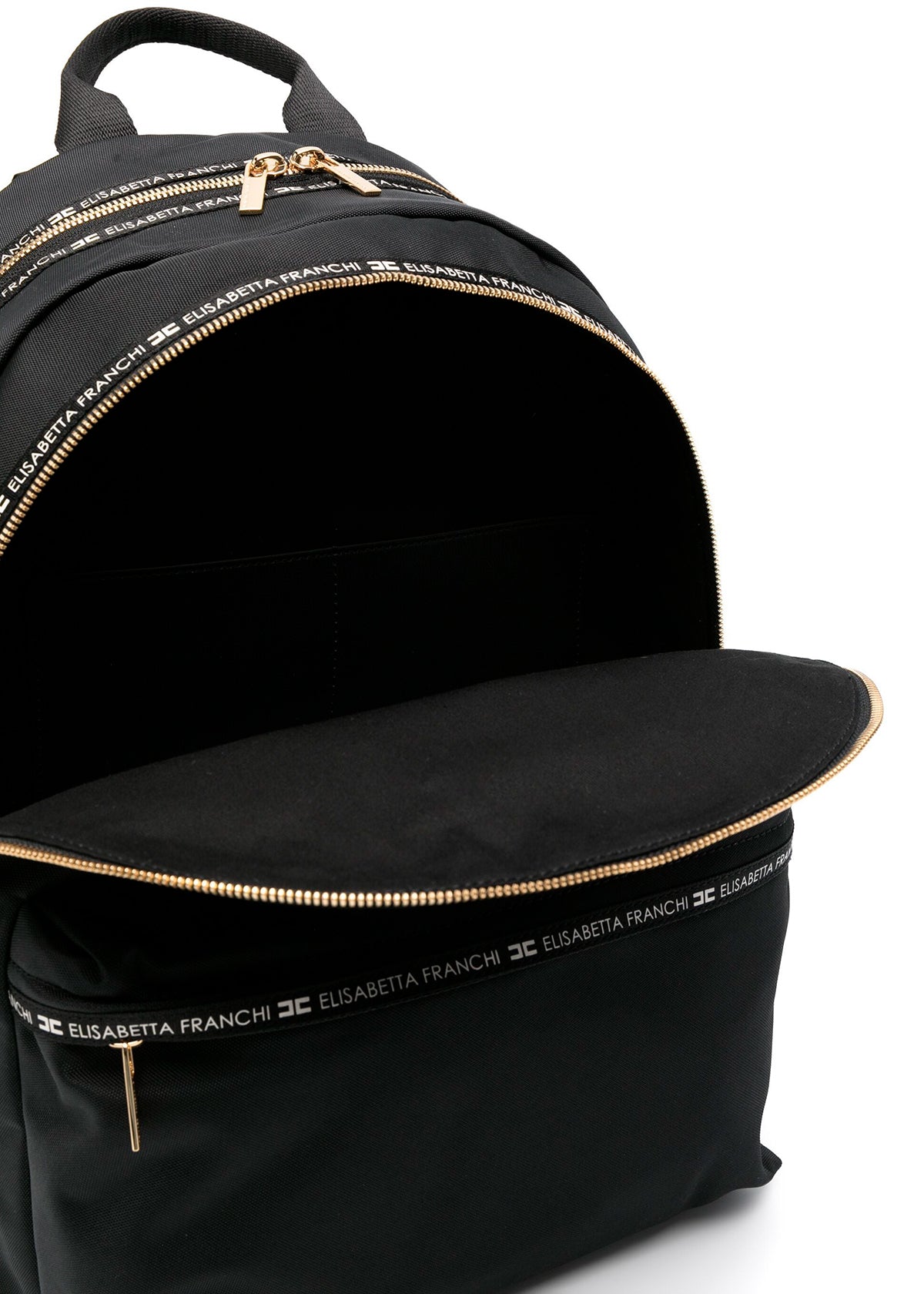 Elisabetta Franchi La Mia Bambina Zaino Nero con Logo