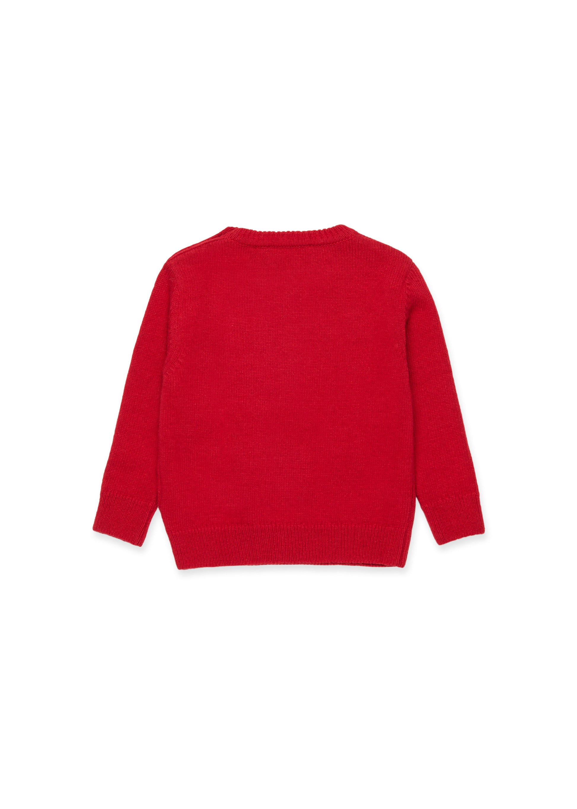 Dsquared2 Maglione Rosso con Intarso Bear per Neonati