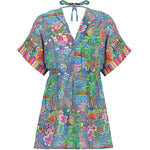 4giveness Kids Caftano Fantasia Denim Mexicana per Bambine