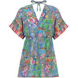 4giveness Kids Caftano Fantasia Denim Mexicana per Bambine