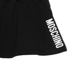 Moschino Kids Gonna Nera con Stampa Logo per Bambine