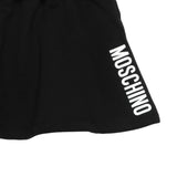 Moschino Kids Gonna Nera con Stampa Logo per Bambine