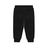 Iceberg Kids Pantaloni Joggers Neri con Logo Relief per Neonati (retro)