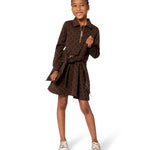 Michael Kors Kids Cardigan Marrone con Zip per Bambine