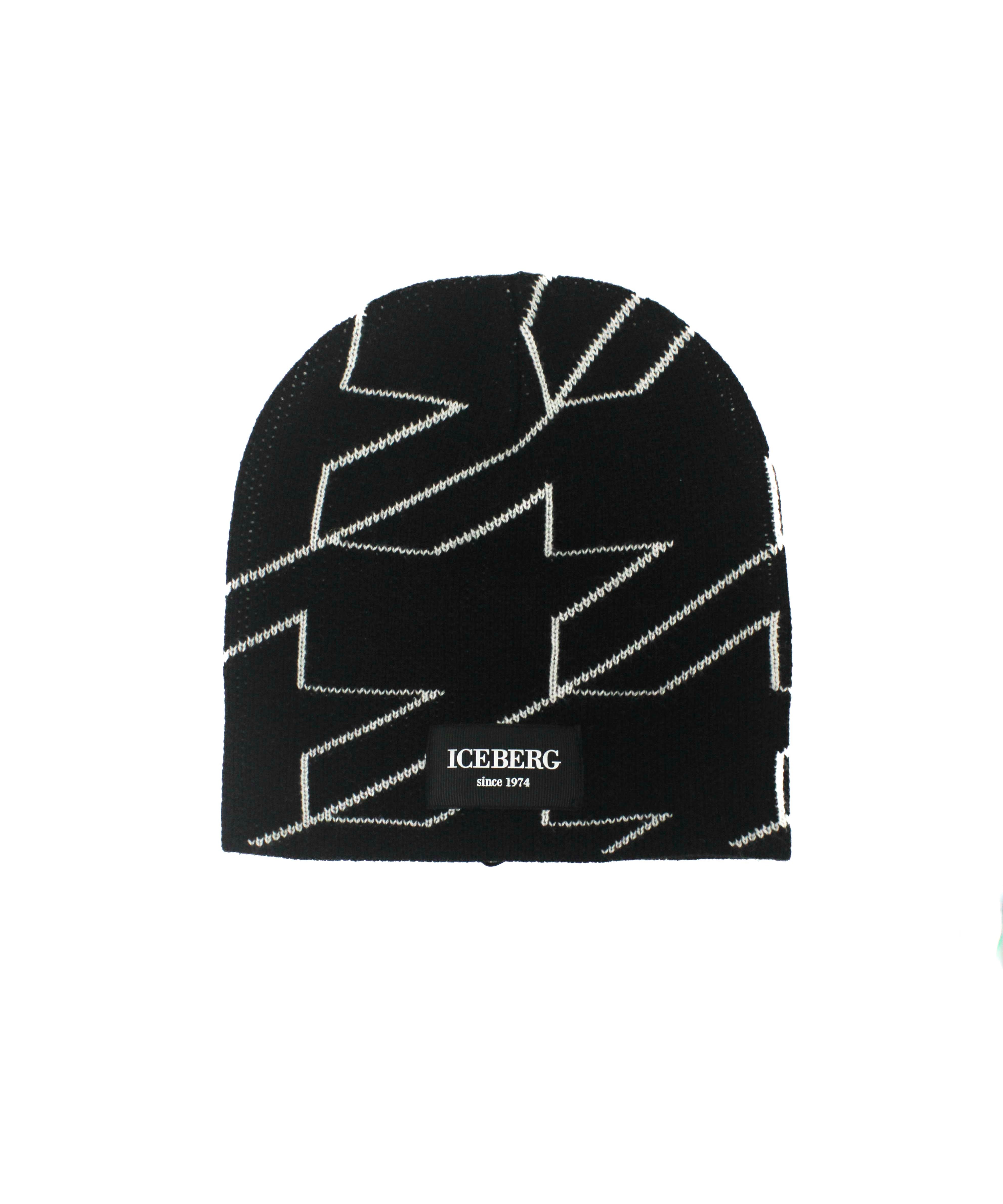 Iceberg Kids Cappello Beanie Nero
