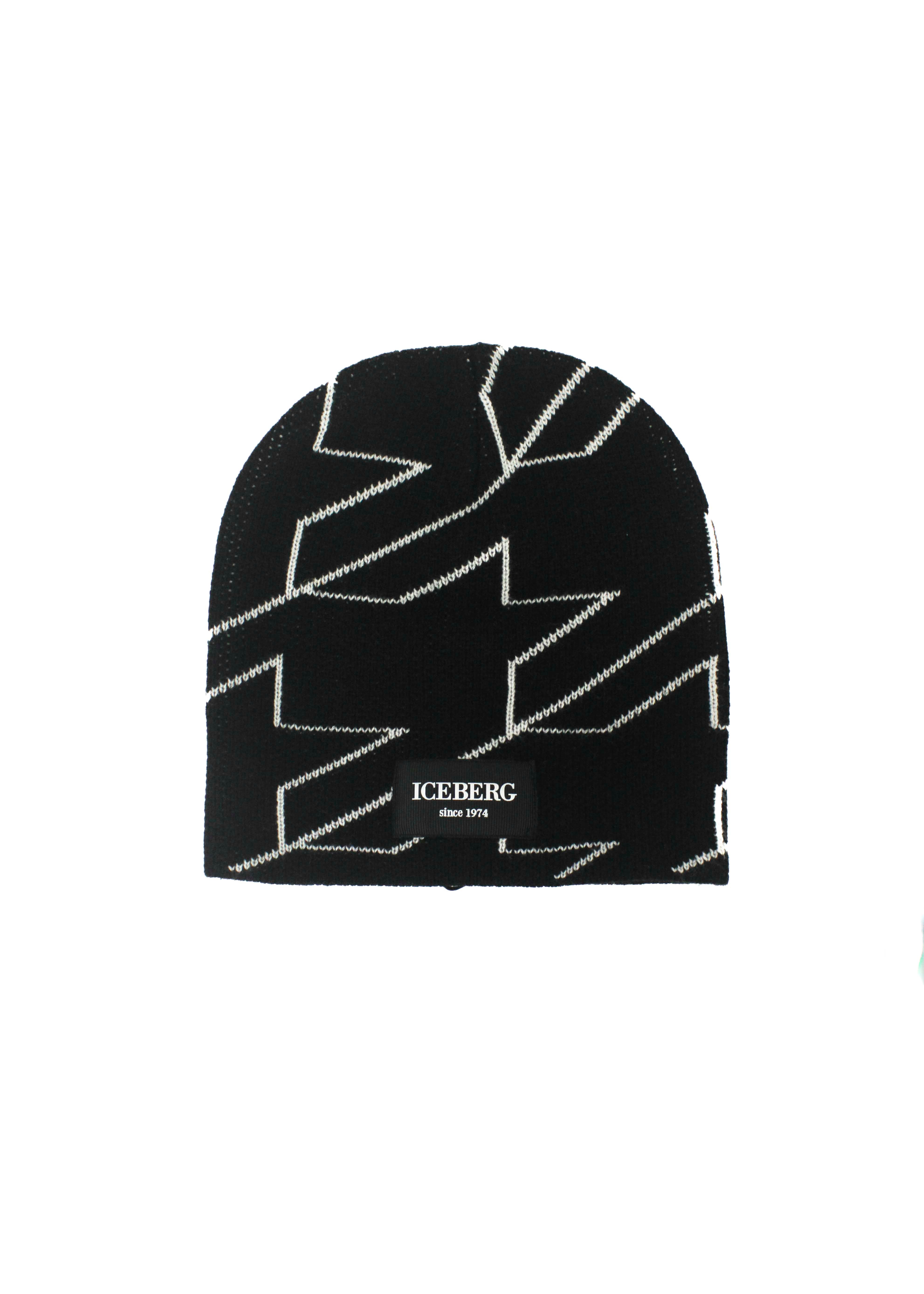 Iceberg Kids Cappello Beanie Nero