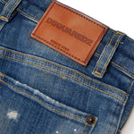 Dsquared2 Kids Pantalone in Denim con Patch Unisex