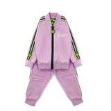Barrow Kids Felpa con Pantaloni Rosa con Logo per Neonate