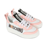 Moschino Kids Scarpette con Logo Laterale per neonate
