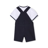 Boss Kids Navy Dungarees with T-shirt for Newborns