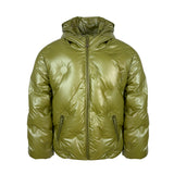 Twinset Kids Bomber Invernale Verde con Cappuccio per Bambine