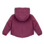 Suns Kids Giubbino Blueberry con Fodera in Eco Pelliccia con Cappuccio per Neonate