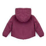 Suns Kids Giubbino Blueberry con Fodera in Eco Pelliccia con Cappuccio per Neonate