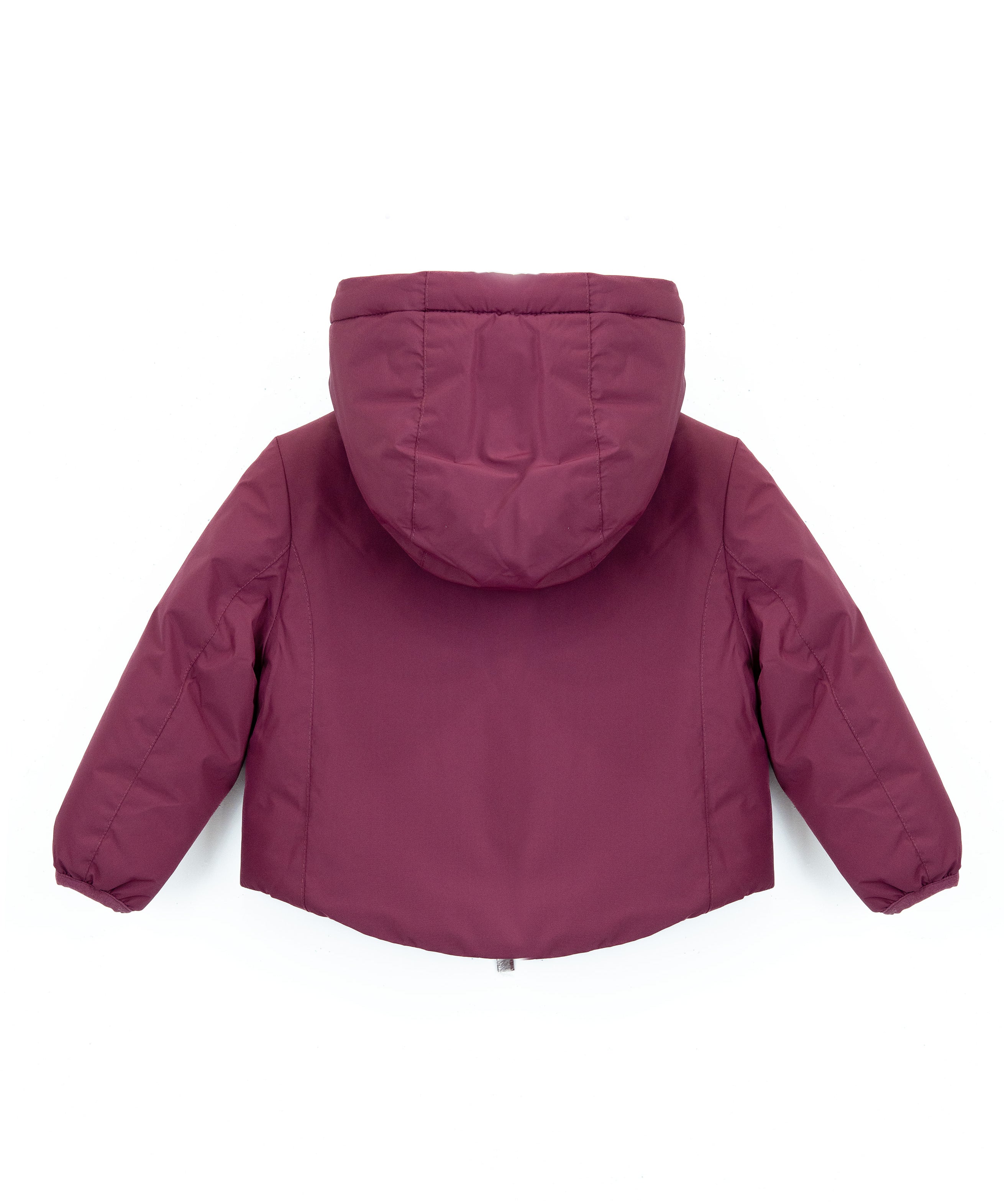 Suns Kids Giubbino Blueberry con Fodera in Eco Pelliccia con Cappuccio per Neonate
