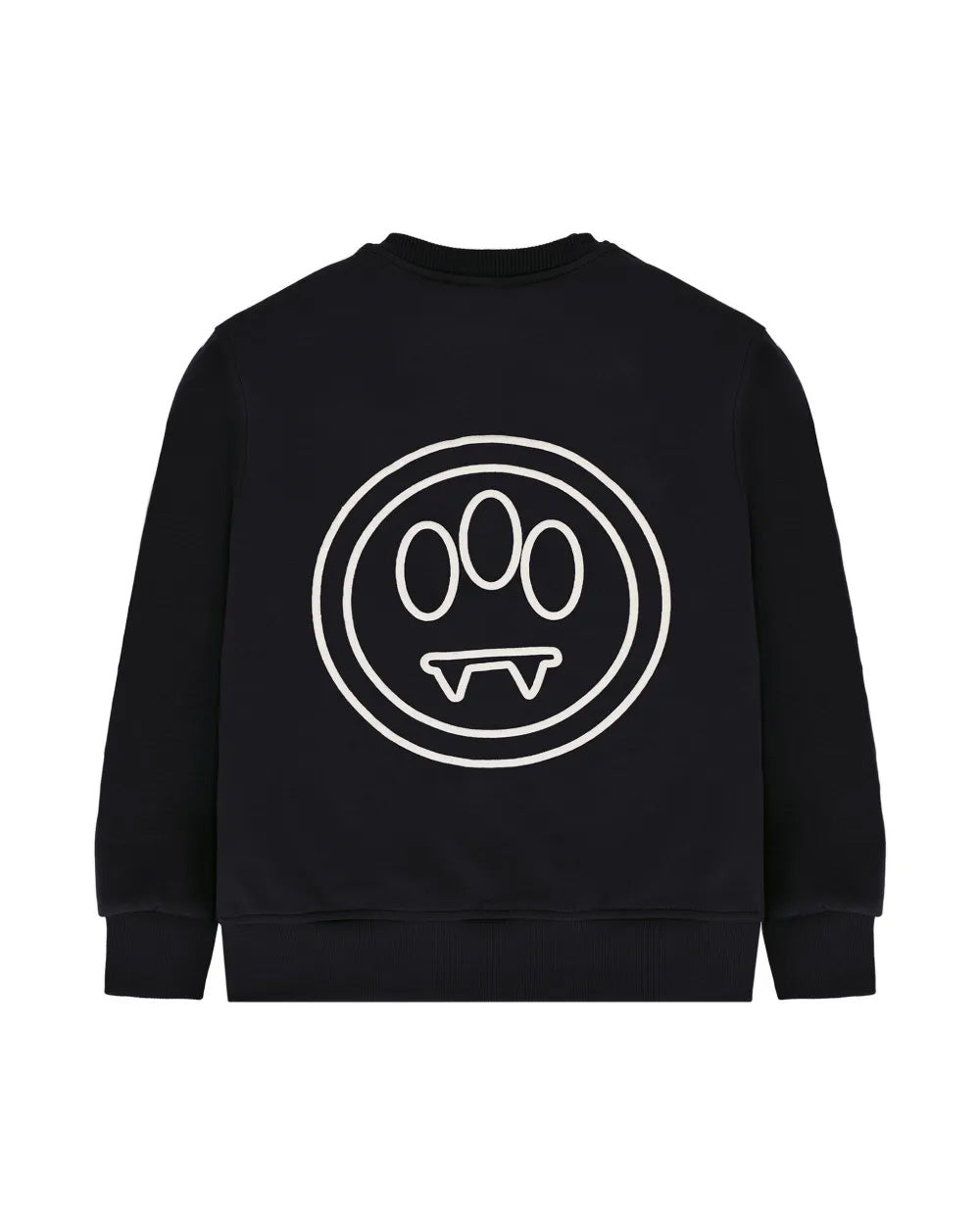 Barrow Kids Felpa Nero con Stampa Logo Unisex