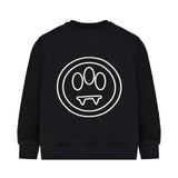 Barrow Kids Felpa Nero con Stampa Logo Unisex