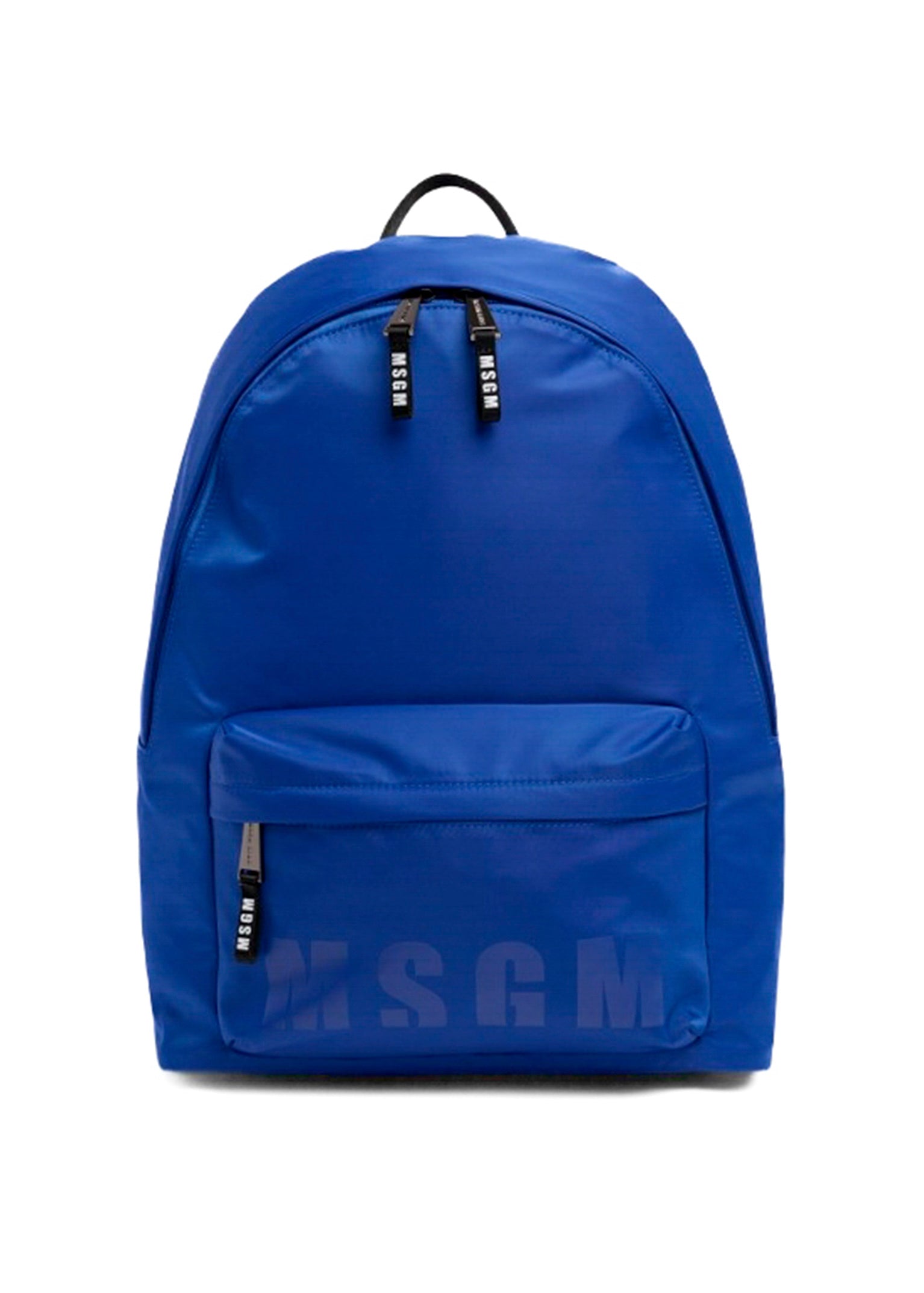 MSGM Kids Zaino Royal Blu con Logo per Bambini